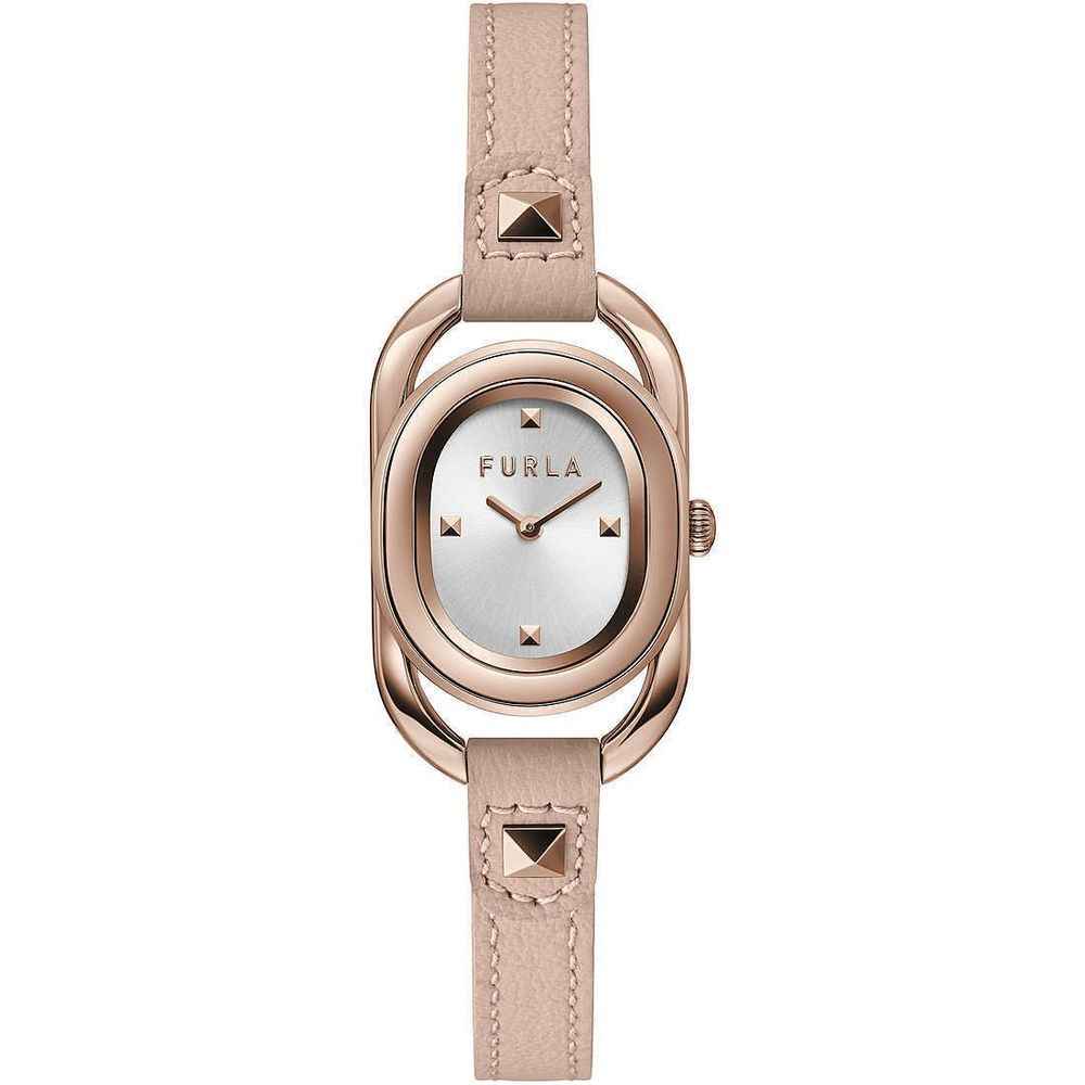Furla Multicolor Leather Dress Watch