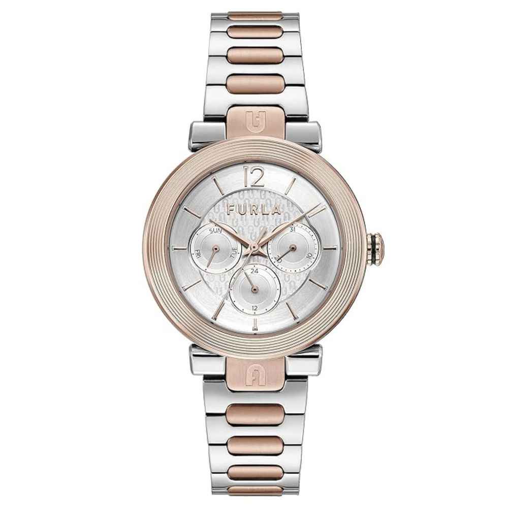 Furla Gray Stainless Steel Dress Watch