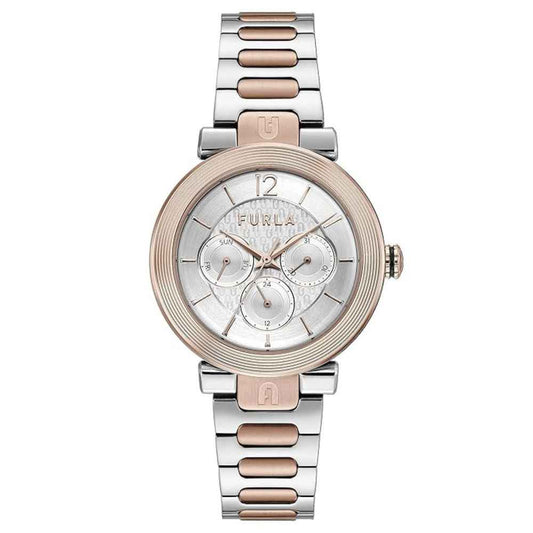 Furla Gray Stainless Steel Dress Watch