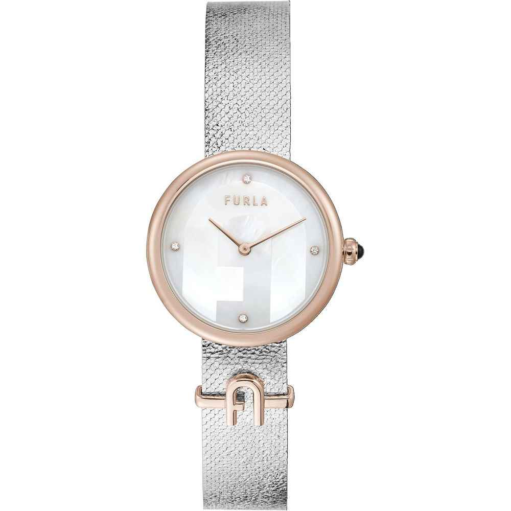 Furla Gray Stainless Steel Dress Watch