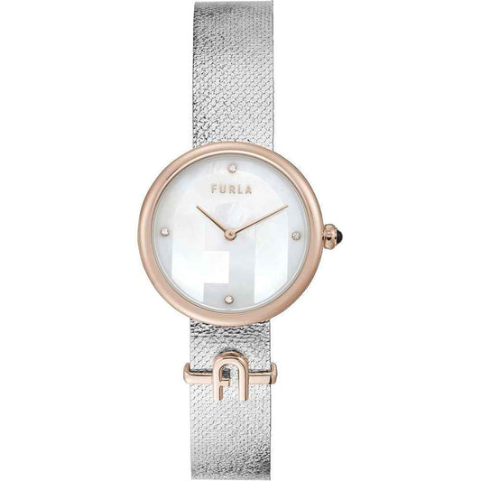 Furla Gray Stainless Steel Dress Watch