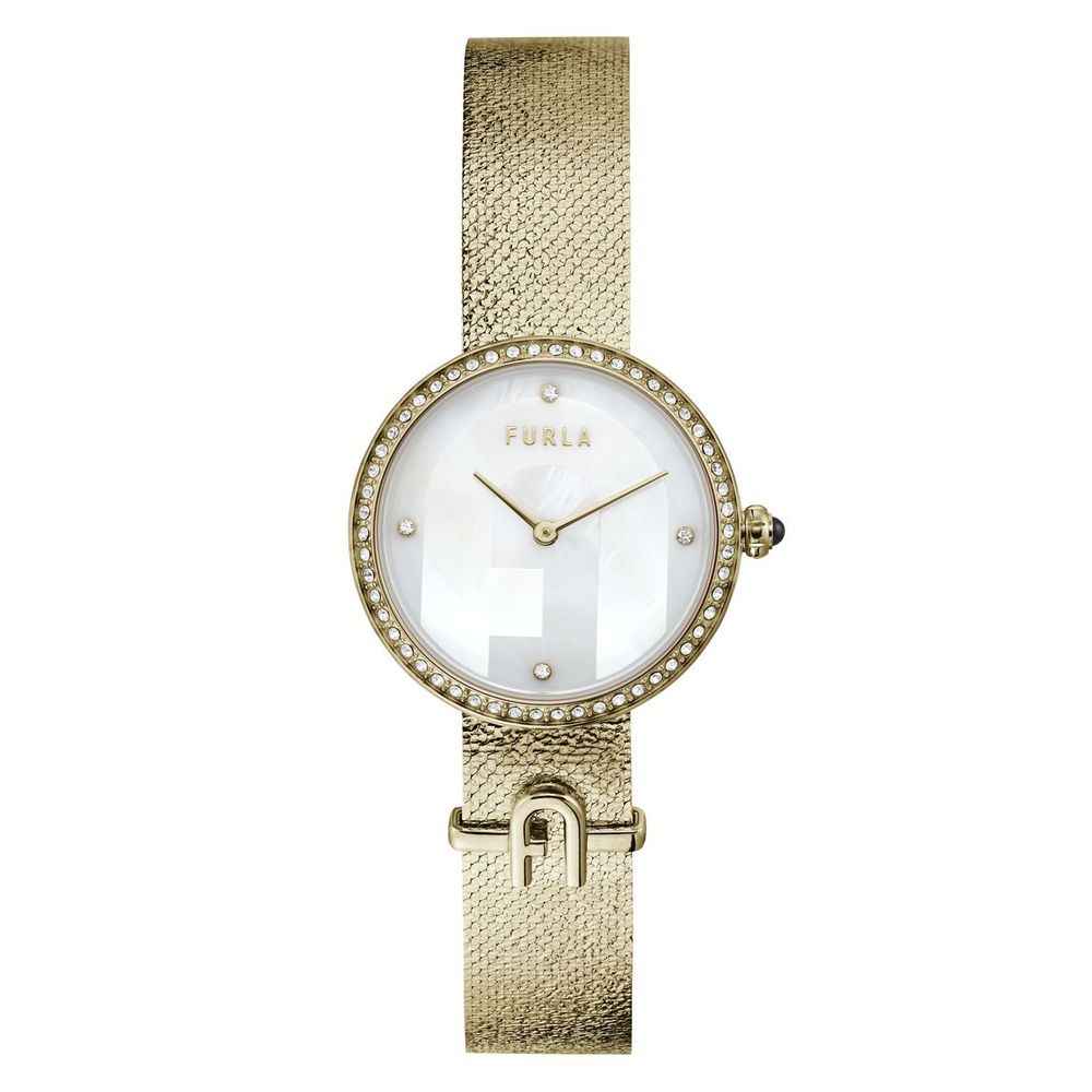 Furla Gold Stainless Steel Dress Watch