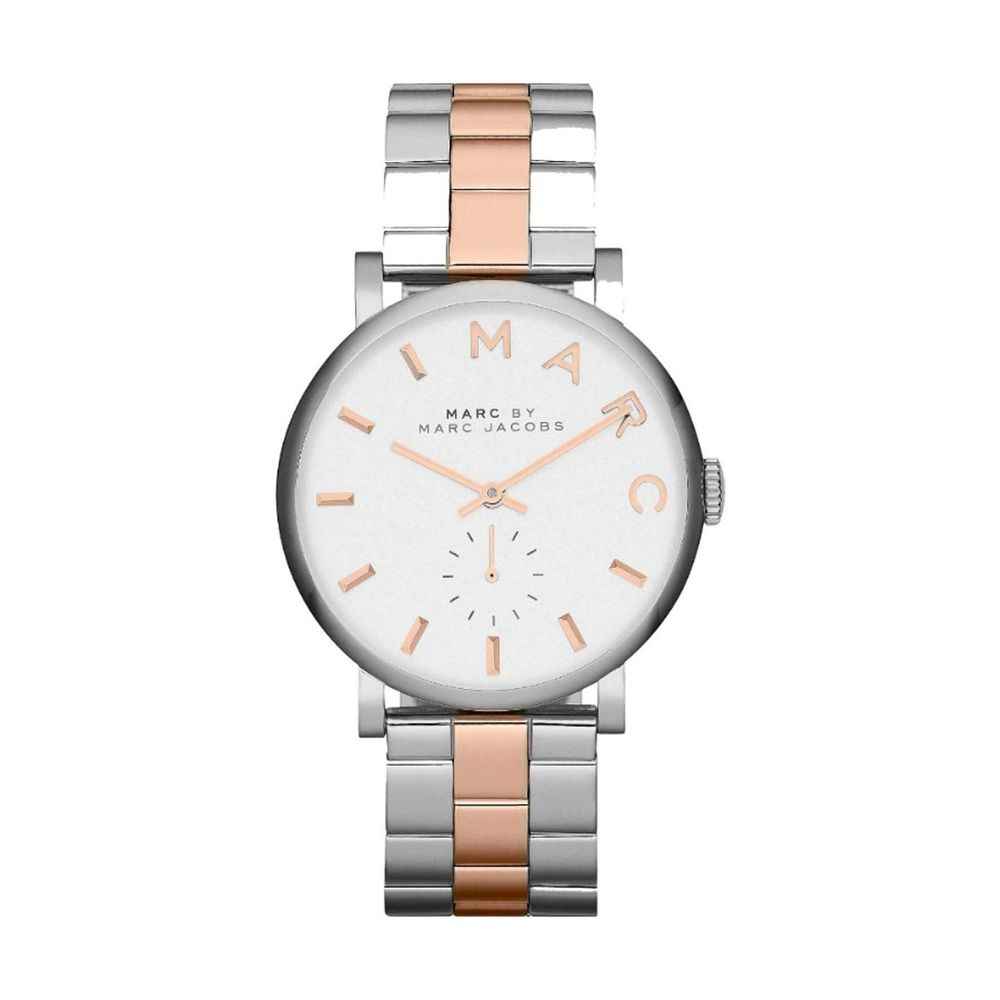 Marc Jacobs Gray Stainless Steel Dress Watch