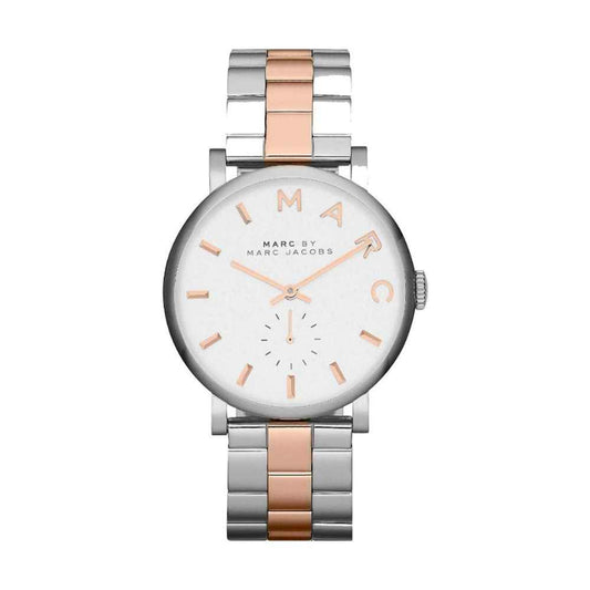 Marc Jacobs Gray Stainless Steel Dress Watch