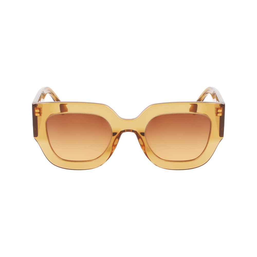 Victoria Beckham Brown Acetate Sunglasses